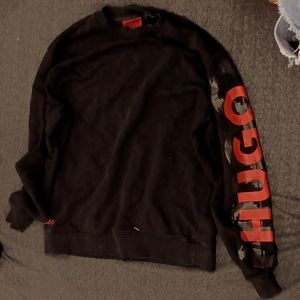 Men's black Hugo Boss sweater size M